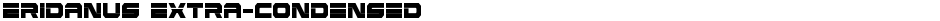 Eridanus Extra-CondensedDemo