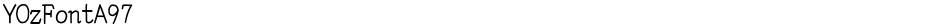 YOzFontA97Demo