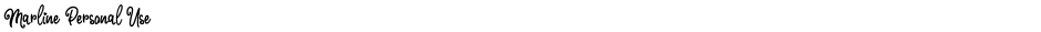 Marline Personal UseDemo