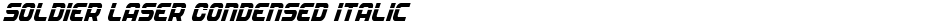 Soldier Laser Condensed ItalicDemo
