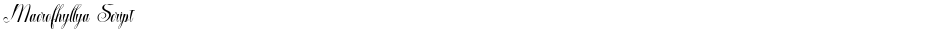 Macrofhyllya ScriptDemo