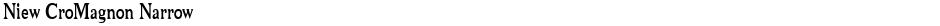 Niew CroMagnon NarrowDemo