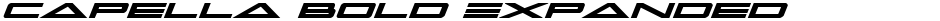 Capella Bold ExpandedDemo