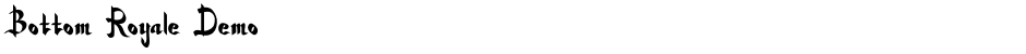 Bottom Royale DemoDemo