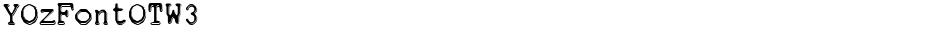 YOzFontOTW3Demo