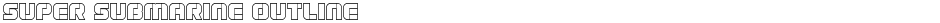 Super Submarine OutlineDemo