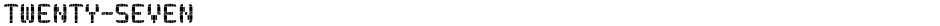 TWENTY-SEVENDemo
