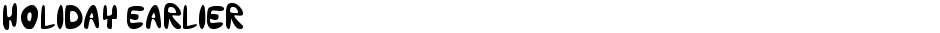 holiday earlierDemo