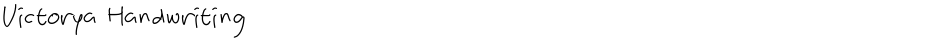 Victorya HandwritingDemo