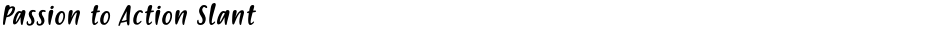 Passion to Action SlantDemo