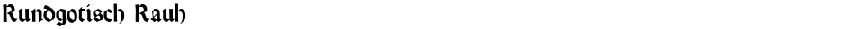 Rundgotisch RauhDemo
