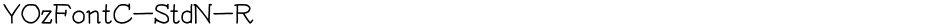 YOzFontC-StdN-RDemo