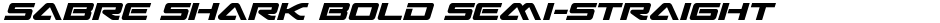 Sabre Shark Bold Semi-StraightDemo