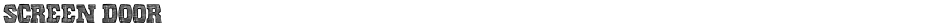 Screen DoorDemo