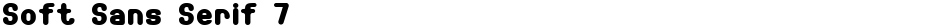 Soft Sans Serif 7Demo