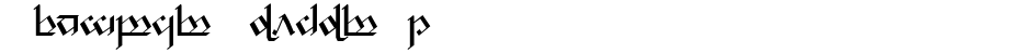 Tengwar Noldor-1Demo
