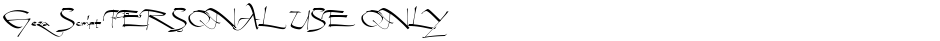 Geza Script PERSONAL USE ONLYDemo