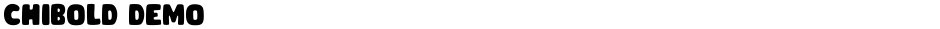 CHIBOLD demoDemo