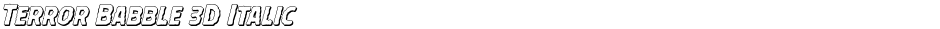Terror Babble 3D ItalicDemo