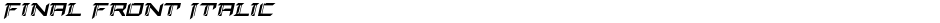 Final Front ItalicDemo