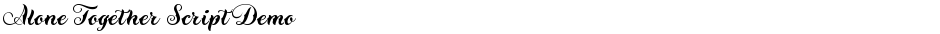 Alone Together Script DemoDemo