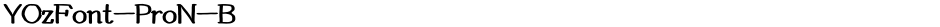 YOzFont-ProN-BDemo