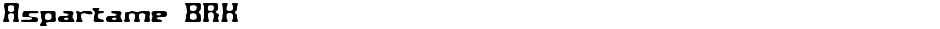 Aspartame BRKDemo