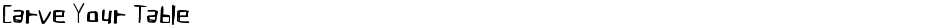 Carve Your TableDemo