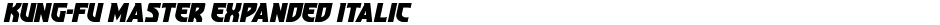Kung-Fu Master Expanded ItalicDemo