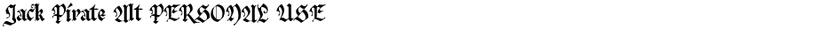Jack Pirate Alt PERSONAL USEDemo