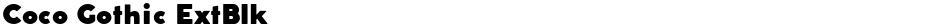Coco Gothic ExtBlkDemo