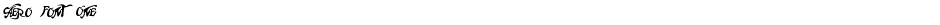 Aero Font OneDemo