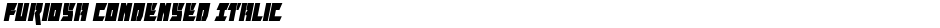 Furiosa Condensed ItalicDemo