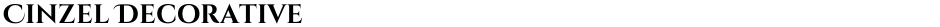 Cinzel DecorativeDemo