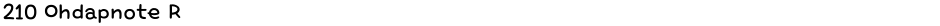210 Ohdapnote RDemo