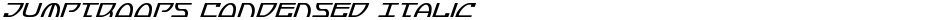 Jumptroops Condensed ItalicDemo