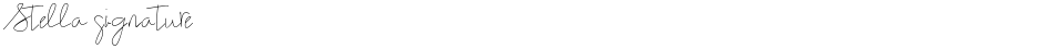 Stella signatureDemo