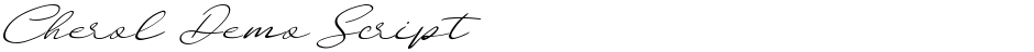 Cherol Demo ScriptDemo