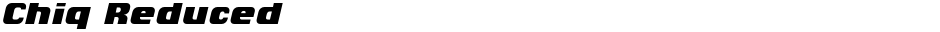 Chiq ReducedDemo