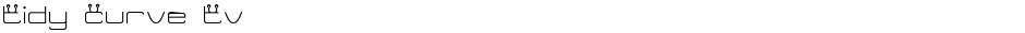 Tidy Curve TVDemo