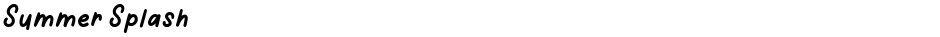 Summer SplashDemo
