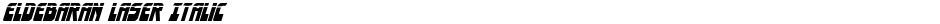 Eldebaran Laser ItalicDemo