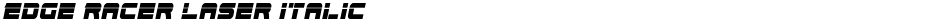 Edge Racer Laser ItalicDemo