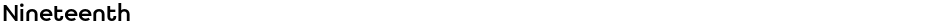 NineteenthDemo