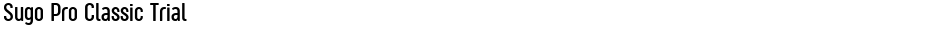 Sugo Pro Classic TrialDemo