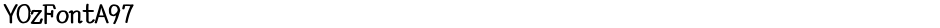 YOzFontA97Demo