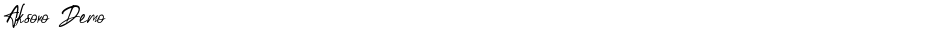 Aksoro DemoDemo
