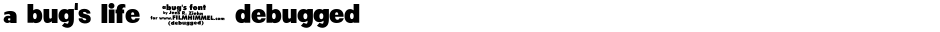 a bug's life - debuggedDemo