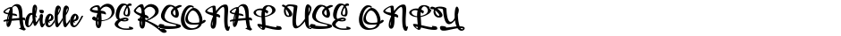 Adielle PERSONAL USE ONLYDemo
