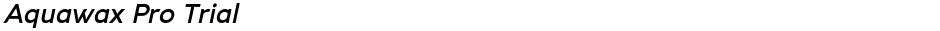 Aquawax Pro TrialDemo